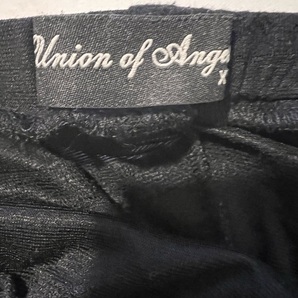 Extra Long Union of Angels Chic Black Ruffled Maxi Skirt - Picture 5 of 8